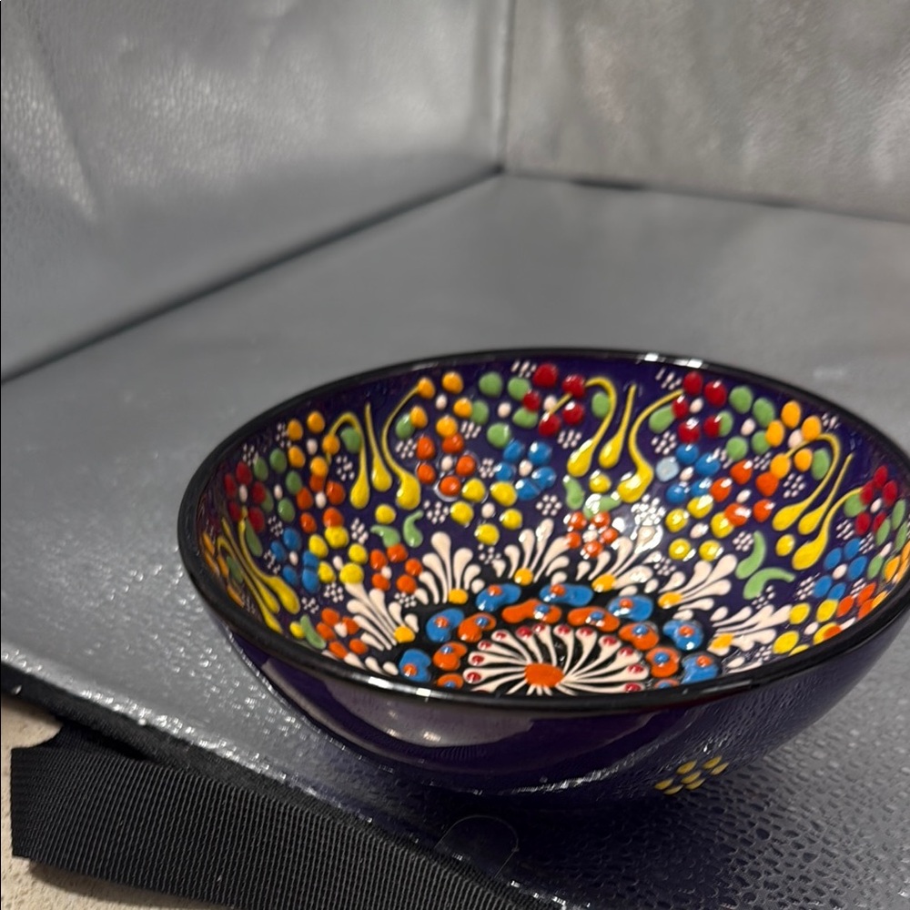 Hand painted Turkish Ceramic Bowls (3)